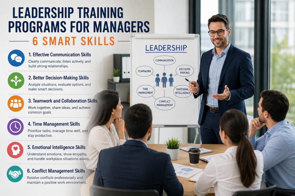 Leadership Training Programs for Managers: 6 Smart Skills
