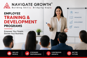 Navigate Growth company logo building skills bridging gaps