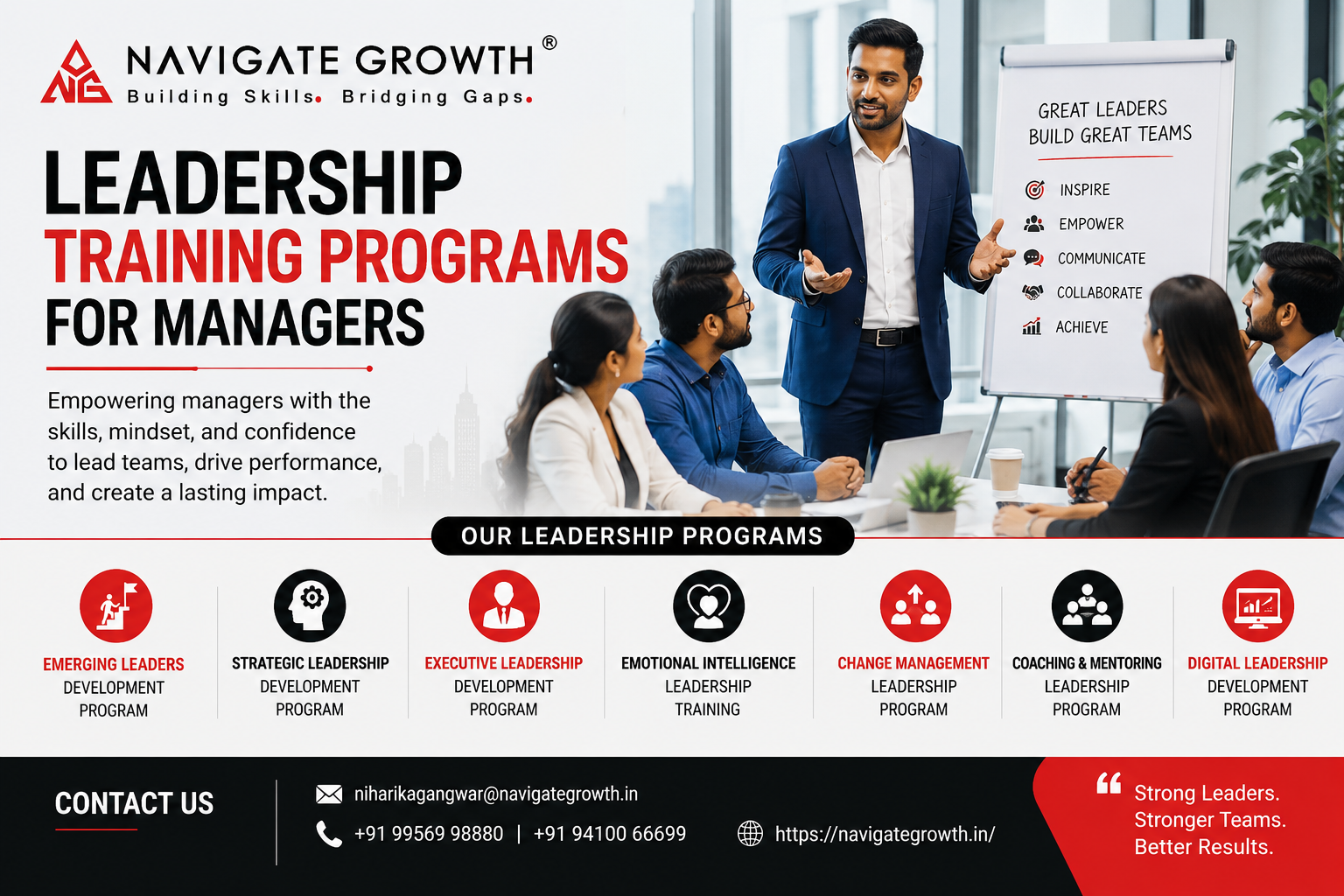 Leadership training programs for managers corporate training workshop