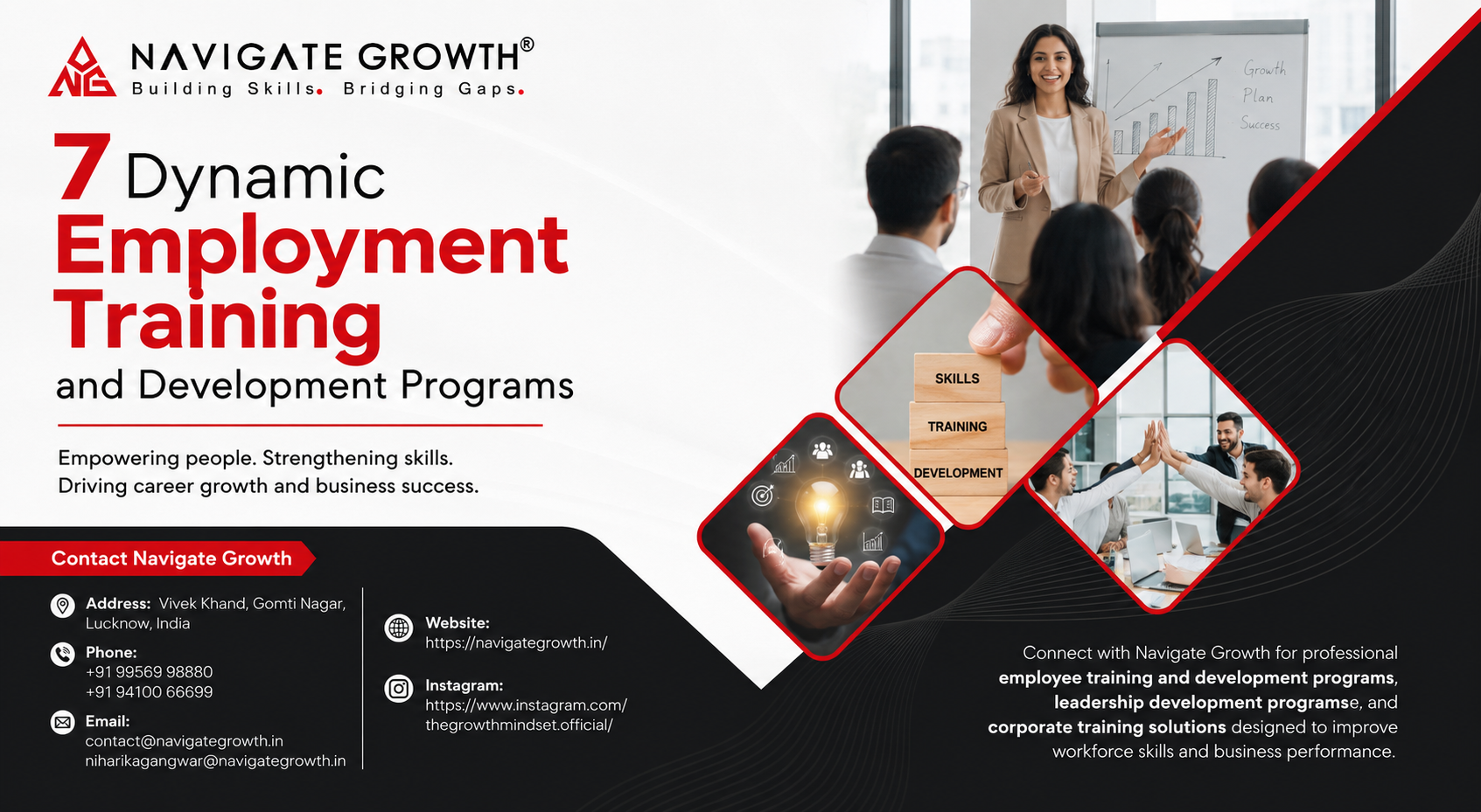 Professional employment training and development programs helping employees build skills, leadership, and career growth.